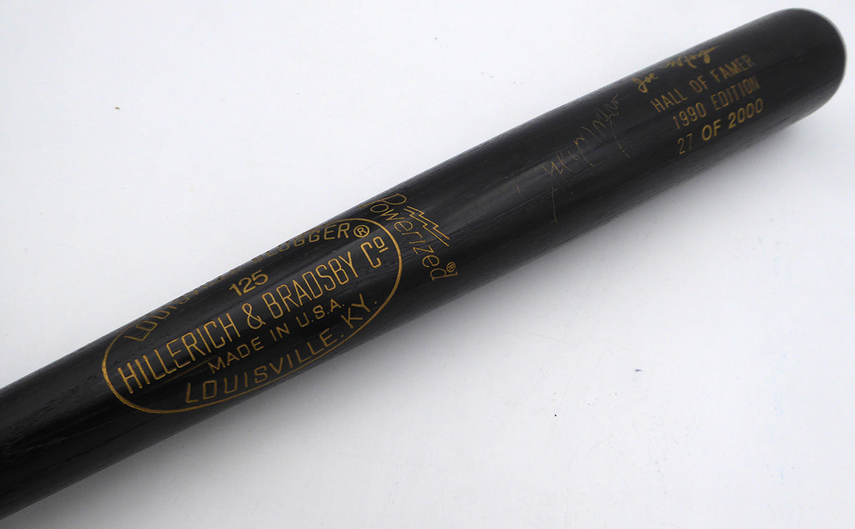 Joe Morgan Autographed Louisville Slugger Hall of Fame Bat Cincinnati Reds Light Signature Beckett BAS QR #BP55331