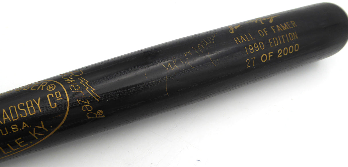 Joe Morgan Autographed Louisville Slugger Hall of Fame Bat Cincinnati Reds Light Signature Beckett BAS QR #BP55331