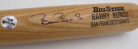 Barry Bonds Autographed Rawlings Bat San Francisco Giants Beckett BAS QR #BP55336