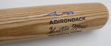 Willie Mays Autographed Adirondack Bat San Francisco Giants Beckett BAS QR #AE08312