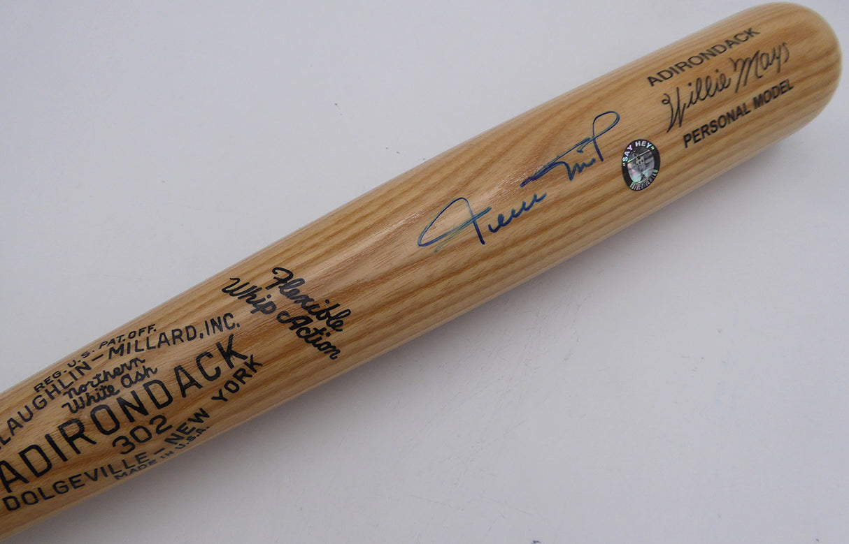 Willie Mays Autographed Louisville Slugger Bat San Francisco Giants Beckett BAS QR #C71377