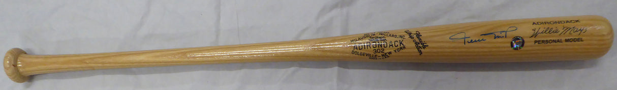 Willie Mays Autographed Louisville Slugger Bat San Francisco Giants Beckett BAS QR #C71377