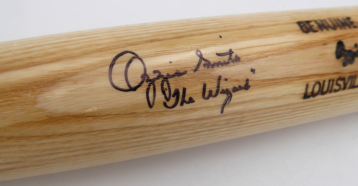 Ozzie Smith Autographed Louisville Slugger Bat St. Louis Cardinals "The Wizard" MLB Holo #VS684865