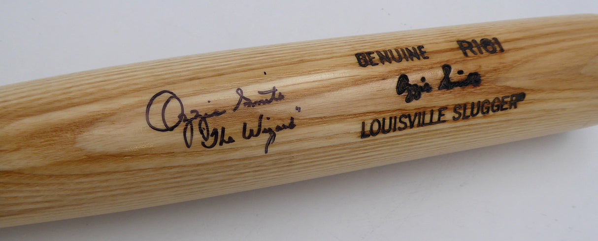 Ozzie Smith Autographed Louisville Slugger Bat St. Louis Cardinals "The Wizard" MLB Holo #VS684865