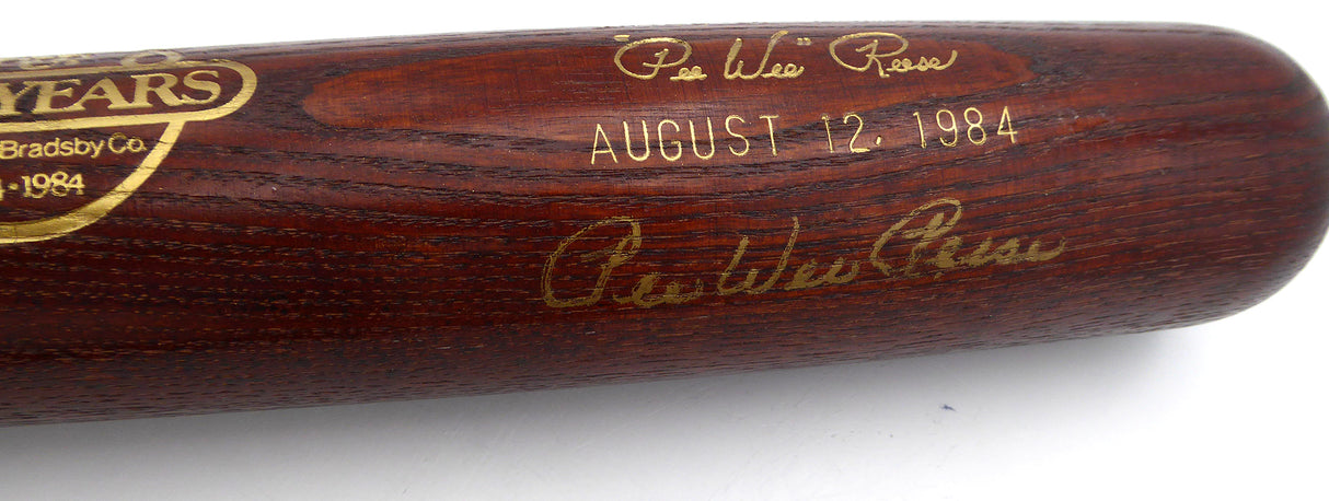 Pee Wee Reese Autographed Louisville Slugger Bat Brooklyn Dodgers JSA #AK98031