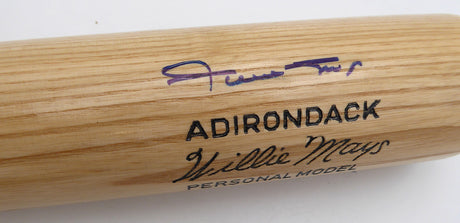 Willie Mays Autographed Adirondack Bat San Francisco Giants Beckett BAS QR #AE08311