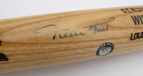 Willie Mays Autographed Louisville Slugger Bat San Francisco Giants Beckett BAS QR #AE08313