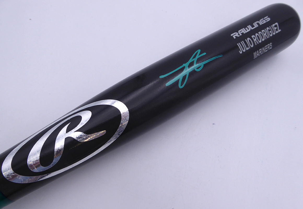 Julio Rodriguez Autographed Rawlings Bat Seattle Mariners Fanatics Holo #NB38122902