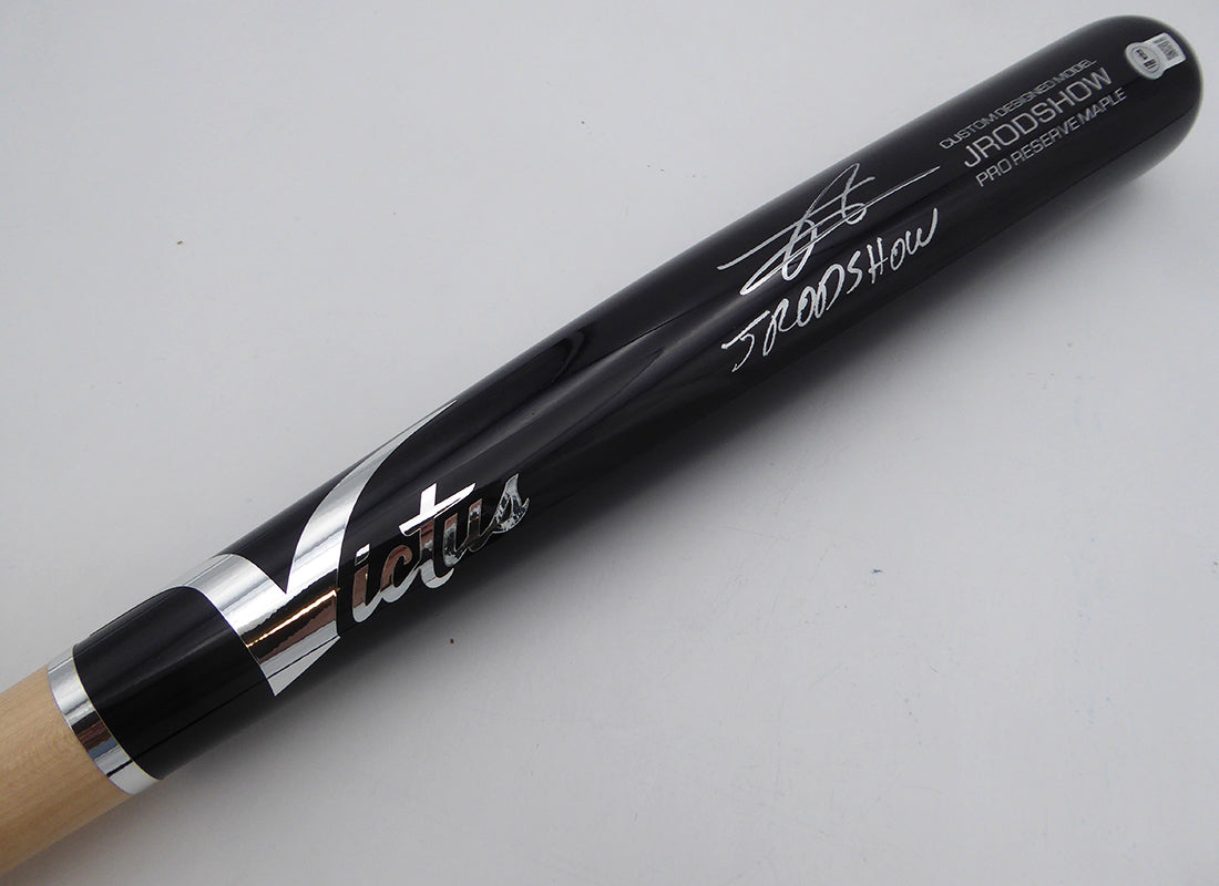 Julio Rodriguez Autographed Victus Bat Seattle Mariners "JROD SHOW" Fanatics Holo #1W836628