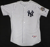 New York Yankees Mariano Rivera Autographed White Majestic Game Model w/ Rivera Patch Jersey Beckett BAS QR #BP55355