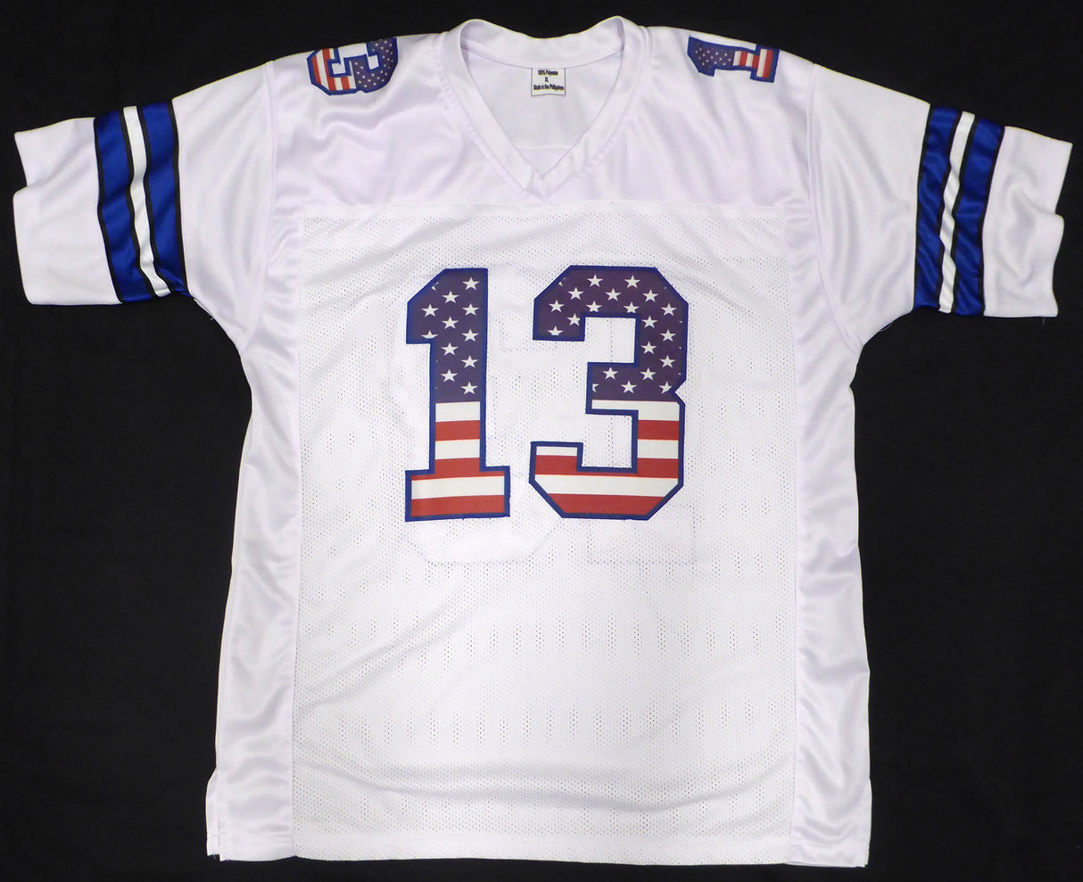 Dallas Cowboys Michael Gallup Autographed White USA Jersey TriStar Holo #8007706