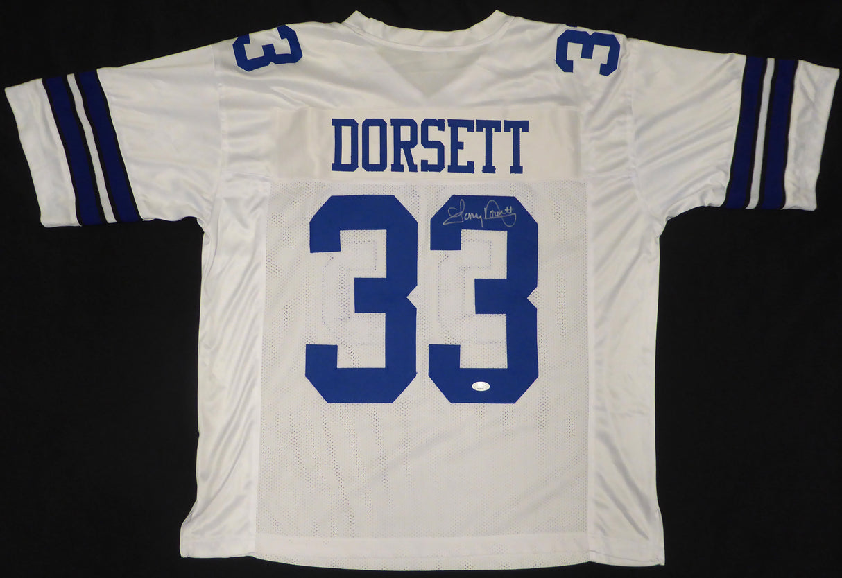 Dallas Cowboys Tony Dorsett Autographed White Jersey JSA #WA386050