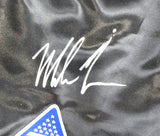 Mike Tyson Autographed Black Trunks Beckett BAS QR #2W091599