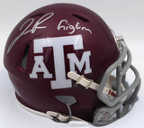 Josh Reynolds Autographed Texas A&M Aggies Mini Helmet "Gig Em" TriStar Holo #7760753