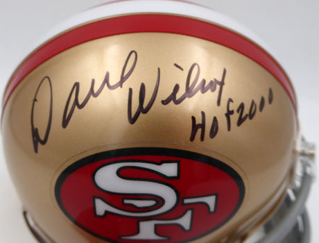 Dave Wilcox Autographed San Francisco 49ers Mini Helmet "HOF 2000" TriStar Holo #8020083