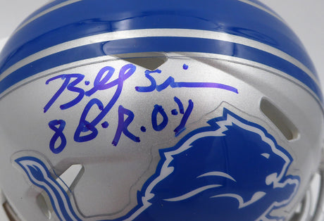 Billy Sims Autographed Detroit Lions Mini Helmet "80 ROY" TriStar Holo #7830956