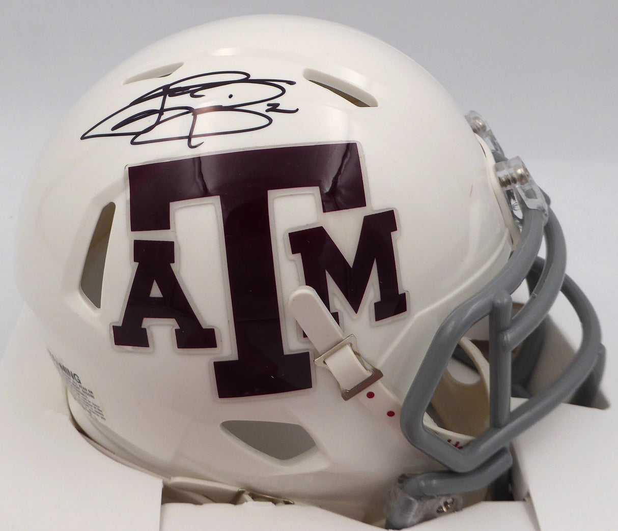 Johnny Manziel Autographed Texas A&M Aggies Mini Helmet TriStar Holo #8006453