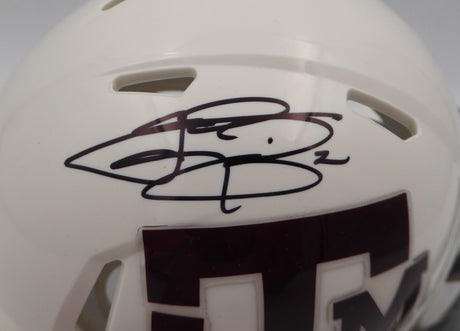 Johnny Manziel Autographed Texas A&M Aggies Mini Helmet TriStar Holo #8006453