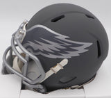 Randall Cunningham Autographed Philadelphia Eagles Slate Gray Mini Helmet Beckett BAS QR #BN00146