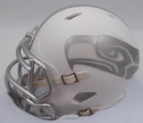 Shaquem & Shaquill Griffin Autographed Seattle Seahawks White Ice Mini Helmet (Smudged) MCS Holo #79466