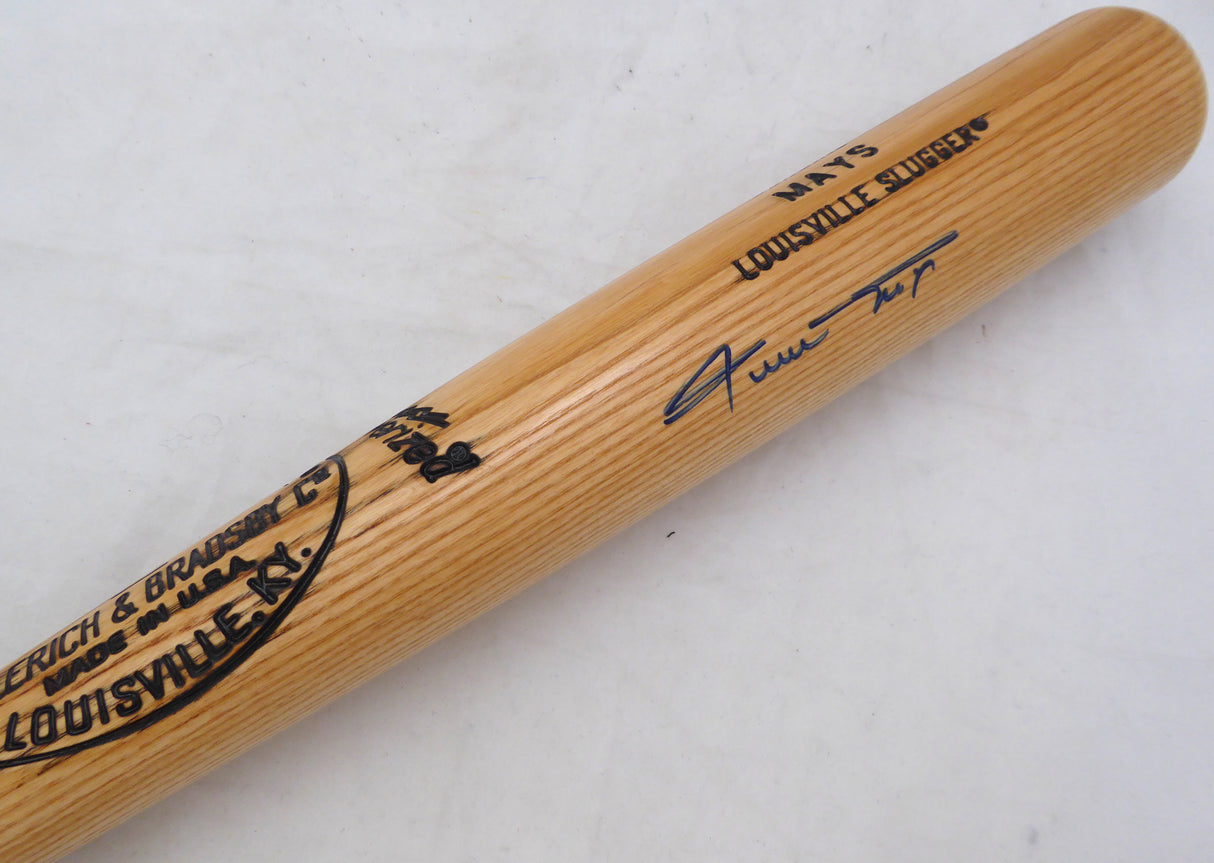 Willie Mays Autographed Louisville Slugger Bat San Francisco Giants Beckett BAS #AC94212