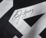 Oakland Raiders Bo Jackson Autographed Black Jersey Beckett BAS #B61356