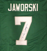 Philadelphia Eagles Ron Jawarski Autographed Green Jersey JSA #WP702458