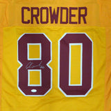 Washington Redskins Jamison Crowder Autographed Yellow Jersey JSA #WP976547