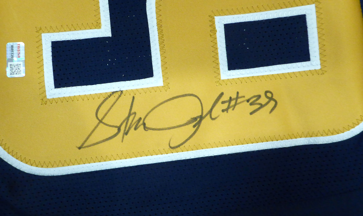 St. Louis Rams Steven Jackson Autographed Blue Jersey TriStar Holo #8005320