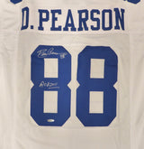 Dallas Cowboys Drew Pearson Autographed White Jersey "ROH 2011" TriStar Holo #7807293