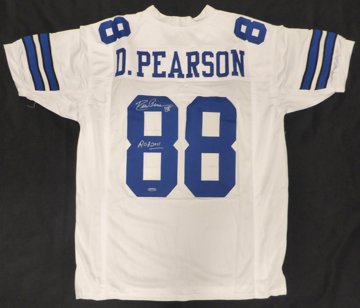 Dallas Cowboys Drew Pearson Autographed White Jersey "ROH 2011" TriStar Holo #7807293