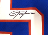 New York Giants Lawrence Taylor Autographed Blue Authentic Mitchell & Ness Jersey Fanatics Holo #QL84395480