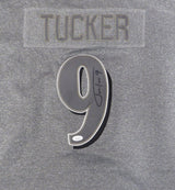 Baltimore Ravens Justin Tucker Autographed Gray Nike Jersey JSA #B257053