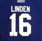 Vancouver Canucks Trevor Linden Autographed Blue CCM Jersey Beckett BAS QR #BP55358