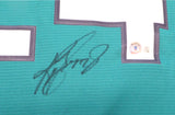 Seattle Mariners Ken Griffey Jr. Autographed Teal Nike Jersey Size L Beckett BAS QR #W242167