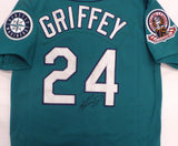 Seattle Mariners Ken Griffey Jr. Autographed Teal 1995 Mitchell & Ness Authentic Jersey Size 40 Beckett BAS QR #W242465