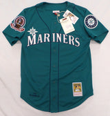 Seattle Mariners Ken Griffey Jr. Autographed Teal 1995 Mitchell & Ness Authentic Jersey Size 40 Beckett BAS QR #W242465