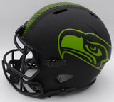 Russell Wilson Autographed Eclipse Black Full Size Replica Helmet Seattle Seahawks Beckett BAS #WE96268