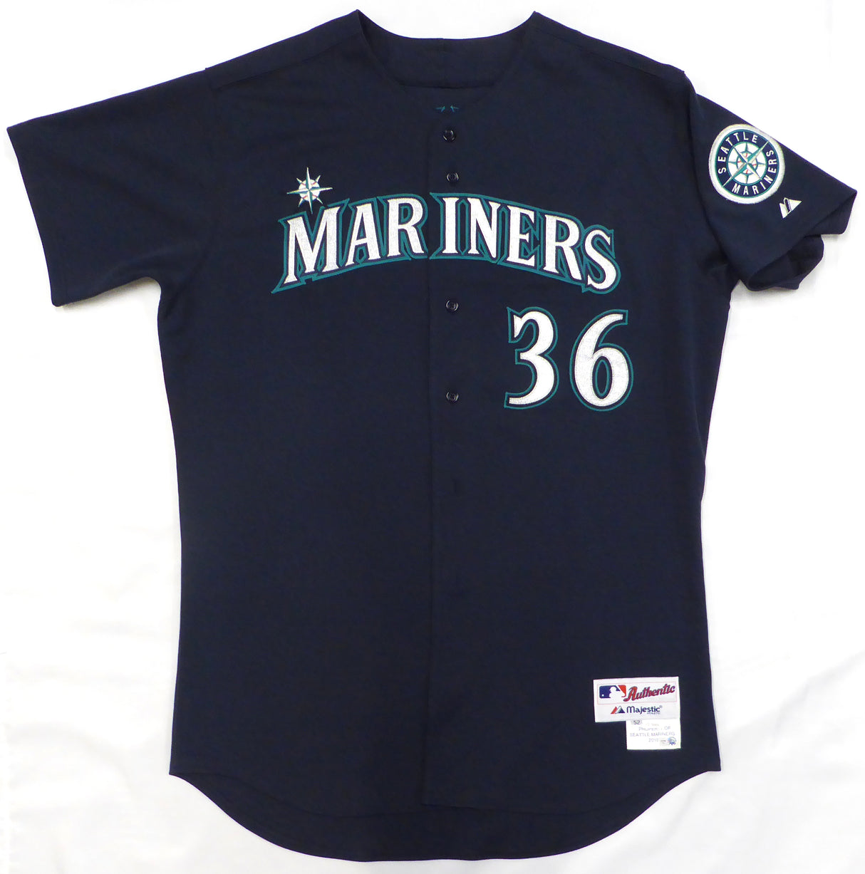 Michael Pineda Autographed 2010 Team Issued Seattle Mariners Majestic Jersey MLB Holo #FJ011798