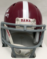 Will Anderson Autographed Alabama Crimson Tide Mini Helmet (Smudge) Beckett BAS QR #WU70086