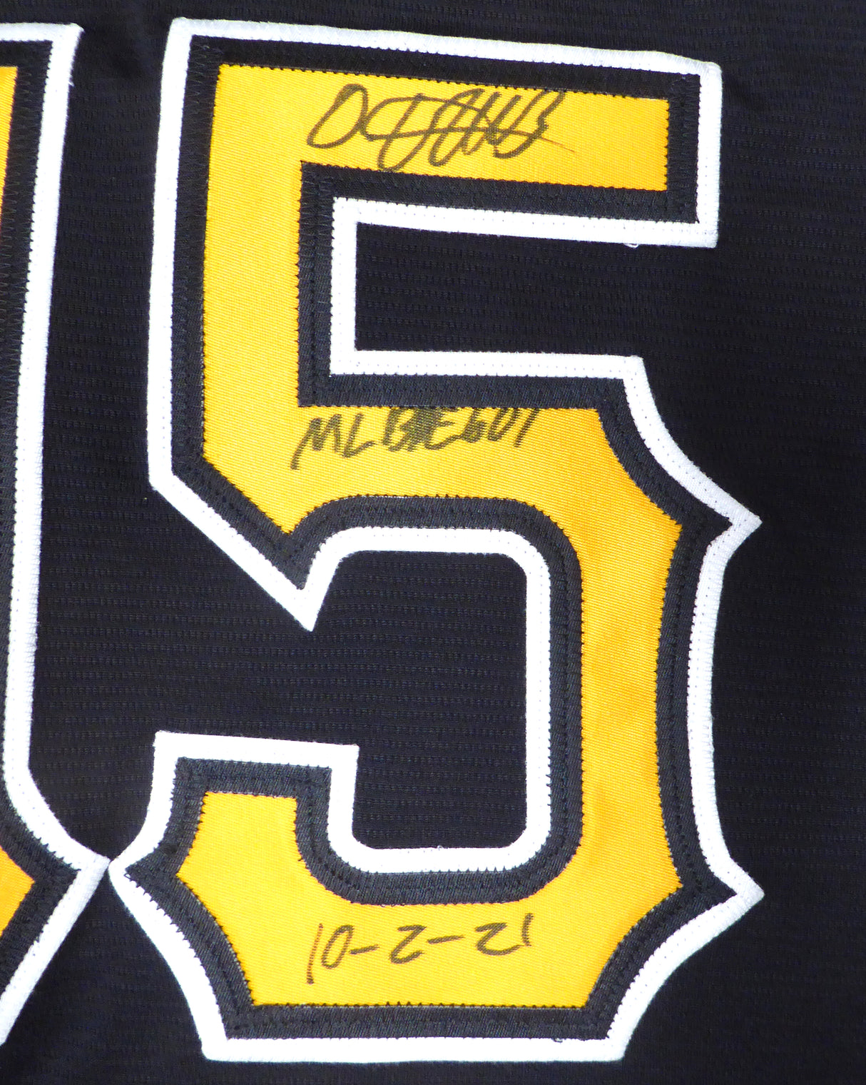 Pittsburgh Pirates Oneil Cruz Autographed Black Nike Jersey Size L "MLB Debut 10-2-21" Beckett BAS QR #BH038513