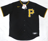 Pittsburgh Pirates Oneil Cruz Autographed Black Nike Jersey Size L "MLB Debut 10-2-21" Beckett BAS QR #BH038513