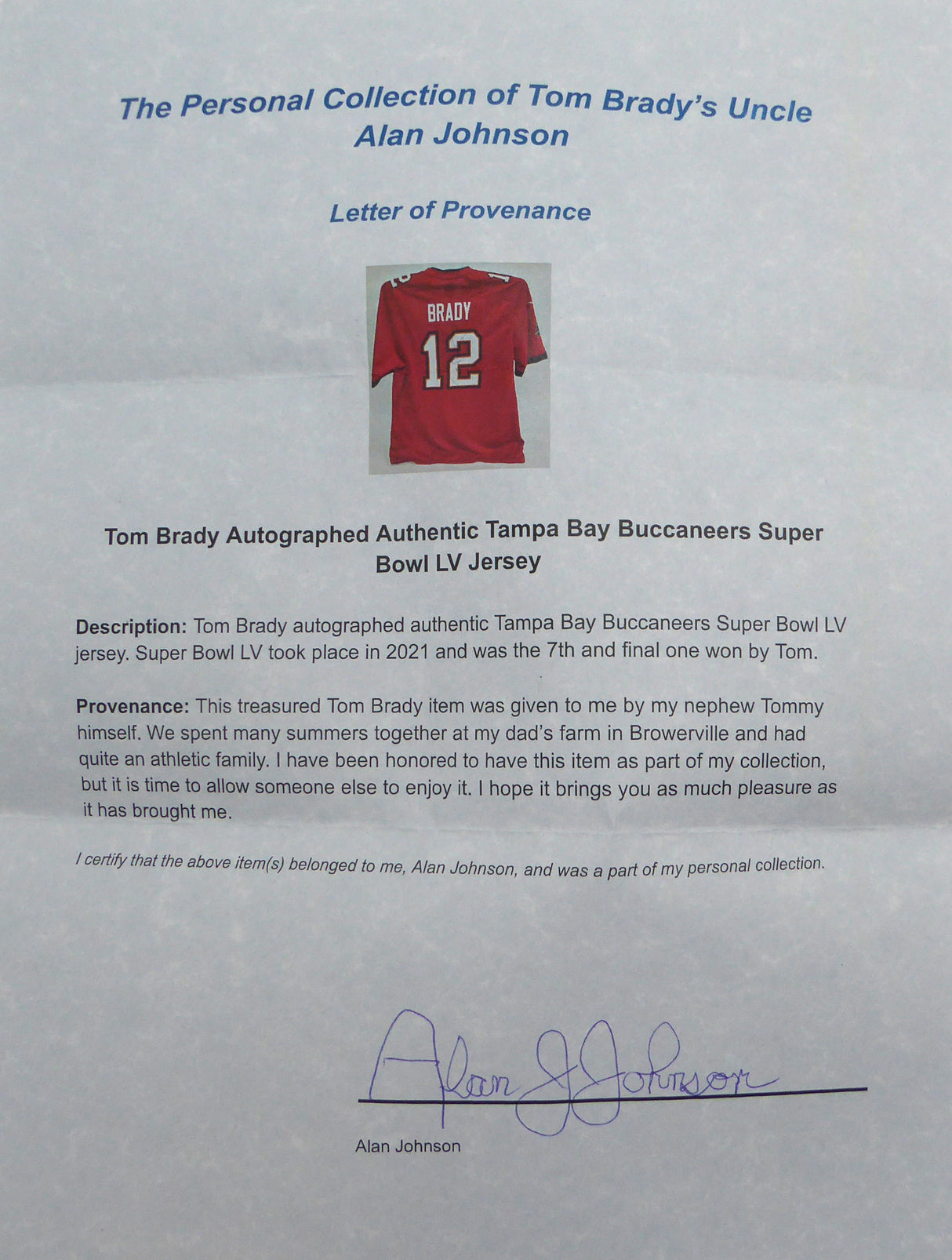 Tampa Bay Buccaneers Tom Brady Autographed Red Nike SB Patch Jersey Beckett BAS QR #AC41040