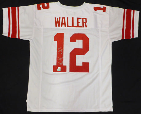 New York Giants Darren Waller Autographed White Jersey JSA #WA836279