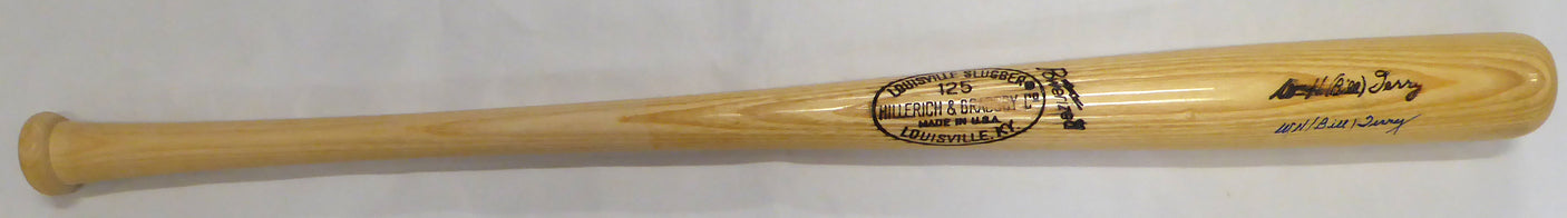 Will Bill Terry Autographed Blonde Louisville Slugger Bat New York Giants JSA #YY39714