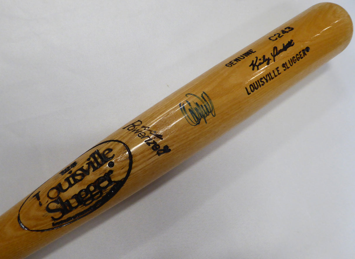 Kirby Puckett Autographed Blonde Louisville Slugger Game Model Bat Minnesota Twins PSA/DNA #AN44534