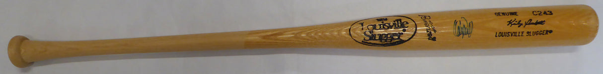 Kirby Puckett Autographed Blonde Louisville Slugger Game Model Bat Minnesota Twins PSA/DNA #AN44534