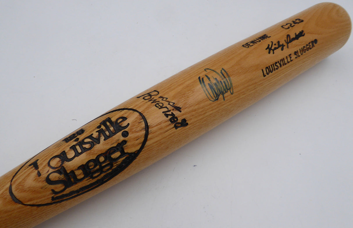 Kirby Puckett Autographed Blonde Louisville Slugger Game Model Bat Minnesota Twins PSA/DNA #AN44534