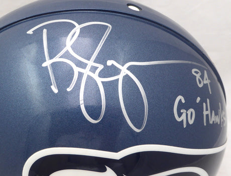 Bobby Engram Autographed Seattle Seahawks Full Size Authentic Proline Helmet "Go Hawks" MCS Holo #82164