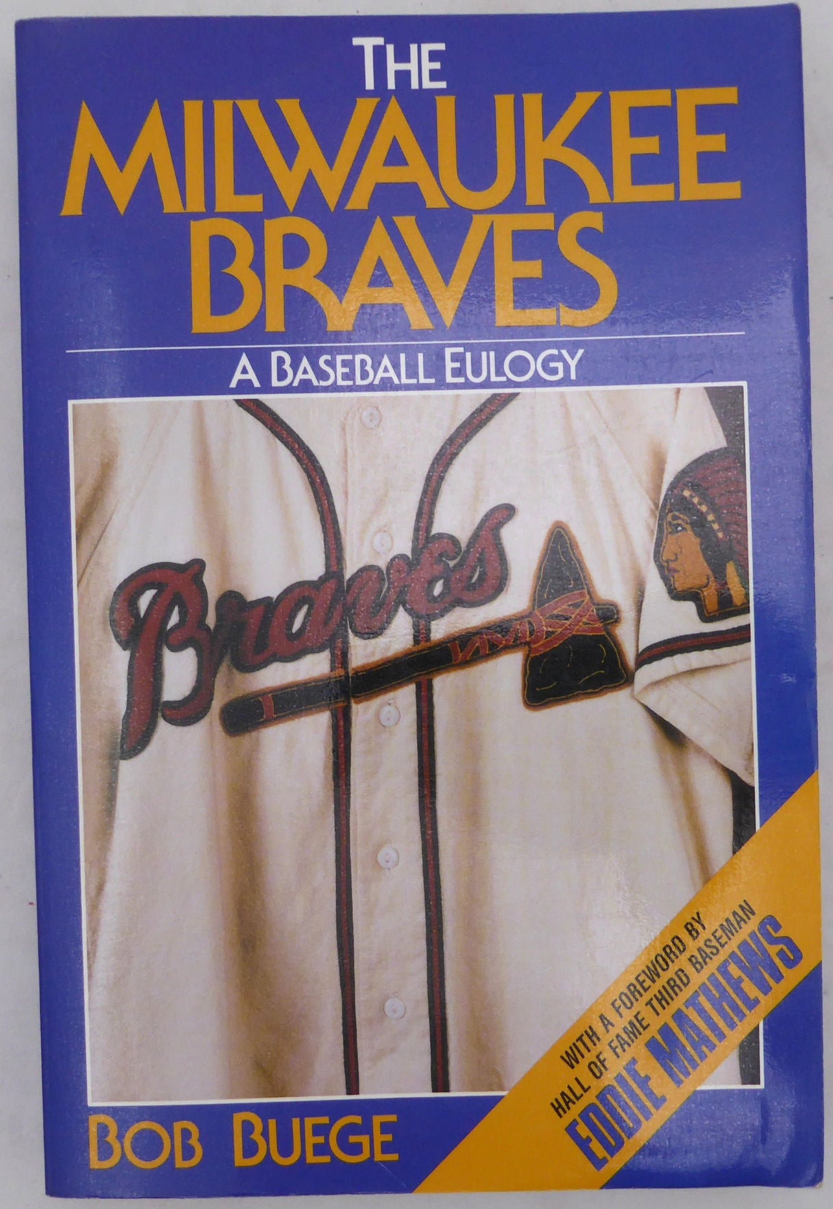 Milwaukee Braves Autographed Book With 5 Signatures SKU #215610